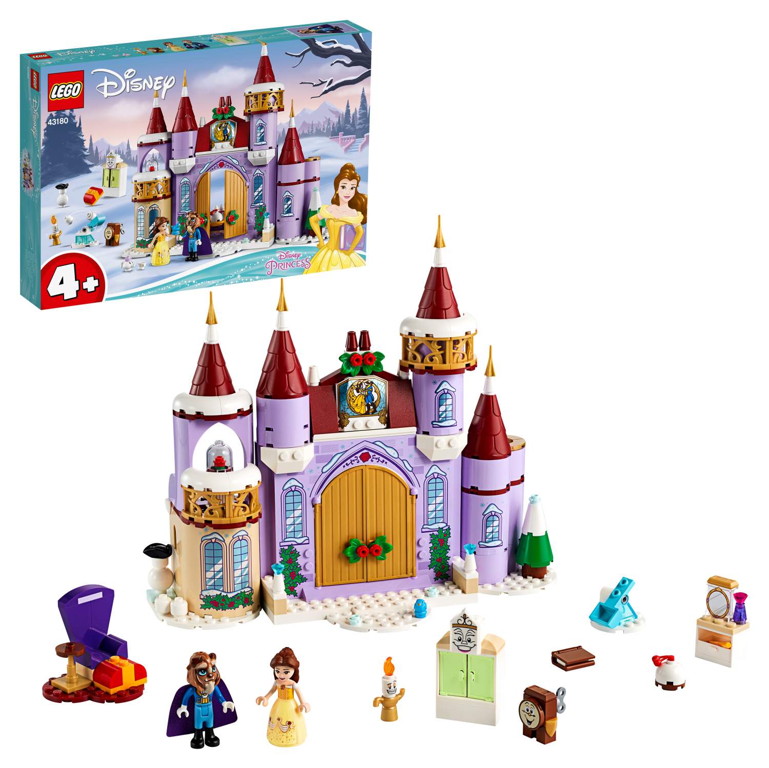 Отзывы о конструктор LEGO Disney Princess 43180 Зимний праздник в замке  Белль - отзывы покупателей на Мегамаркет | конструкторы LEGO 43180 -  100026632058