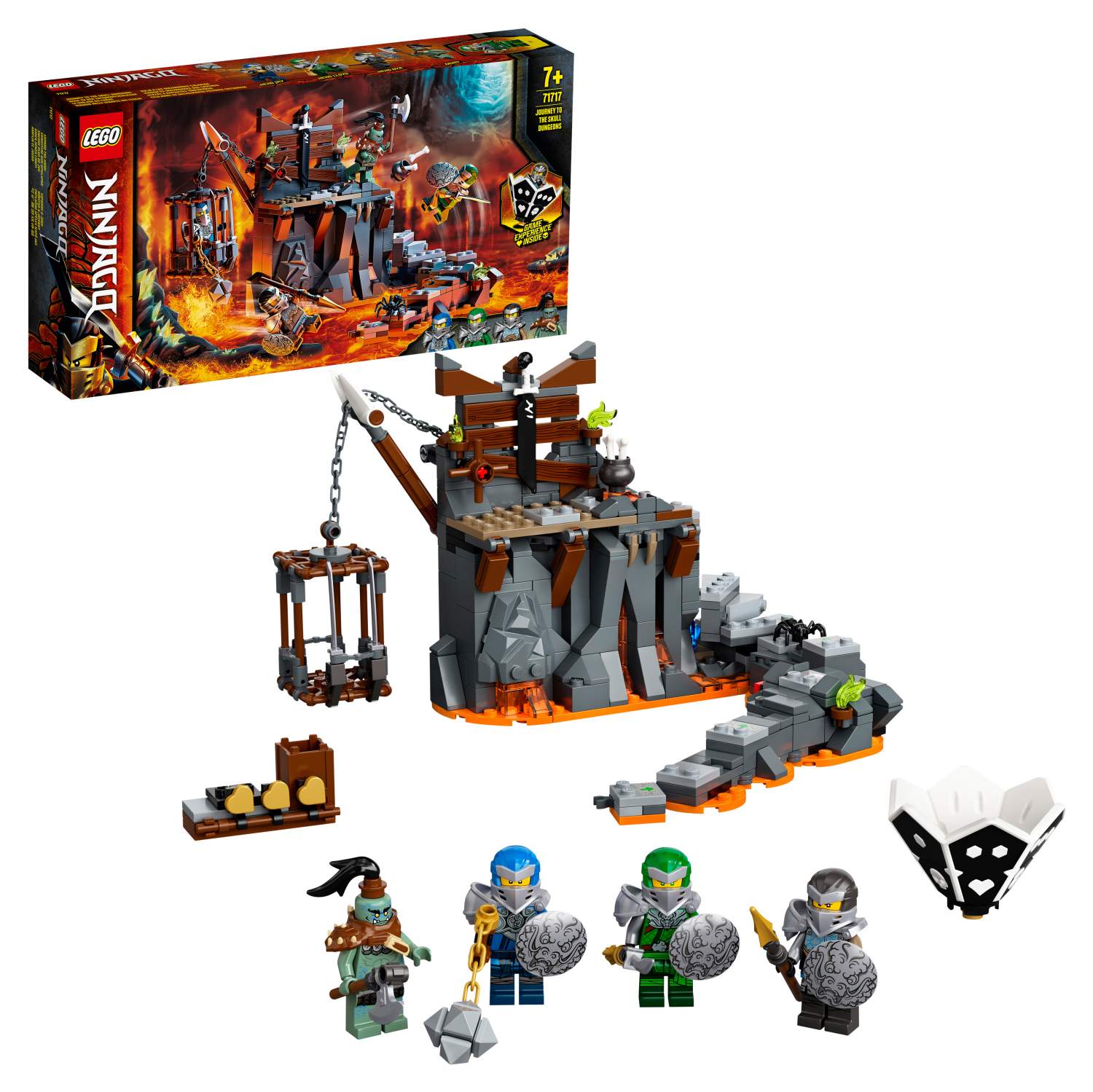 Отзывы о конструктор LEGO NINJAGO 71717 Путешествие в Подземелье черепа -  отзывы покупателей на Мегамаркет | конструкторы LEGO 71717 - 100026632077