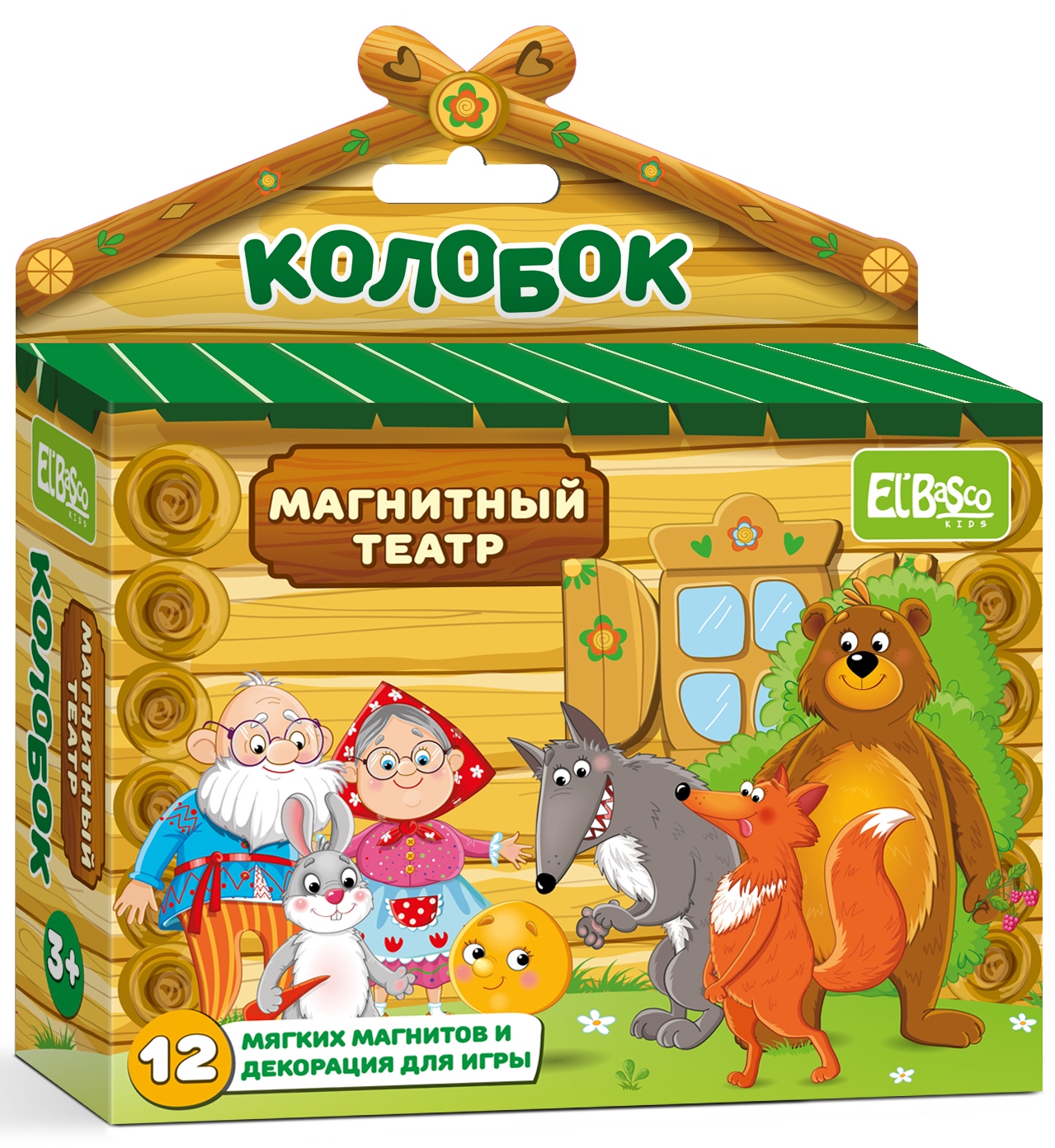 Магнитный театр детский El`BascoKids по мотивам сказки Колобок - купить в  ABtoys, цена на Мегамаркет