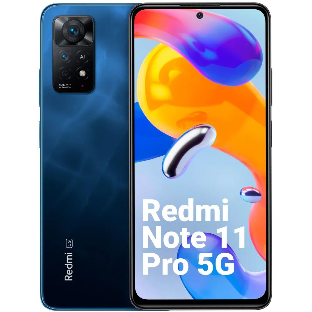 Смартфон Xiaomi Redmi Note 11 Pro 5G 8/128 Gb Blue (Синий) Ростест – купить  в Москве, цены в интернет-магазинах на Мегамаркет