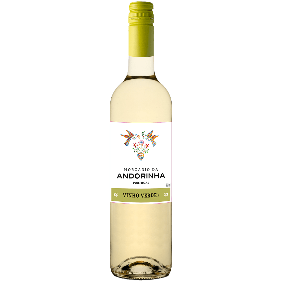 Вино Morgadio da Andorinha Vinho Verde белое полусухое 0,75 л - отзывы  покупателей на Мегамаркет