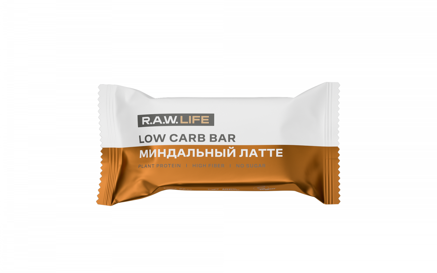 Купить батончик R.A.W. Life Low Carb ореховый, миндальный латте, 35 г, цены  на Мегамаркет | Артикул: 100044169920