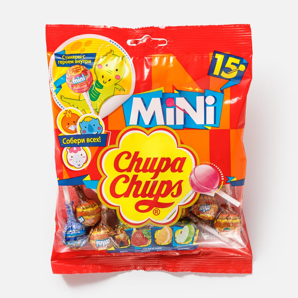 Купить карамель Chupa Chups Мини 90 г, цены на Мегамаркет | Артикул:  600008101398