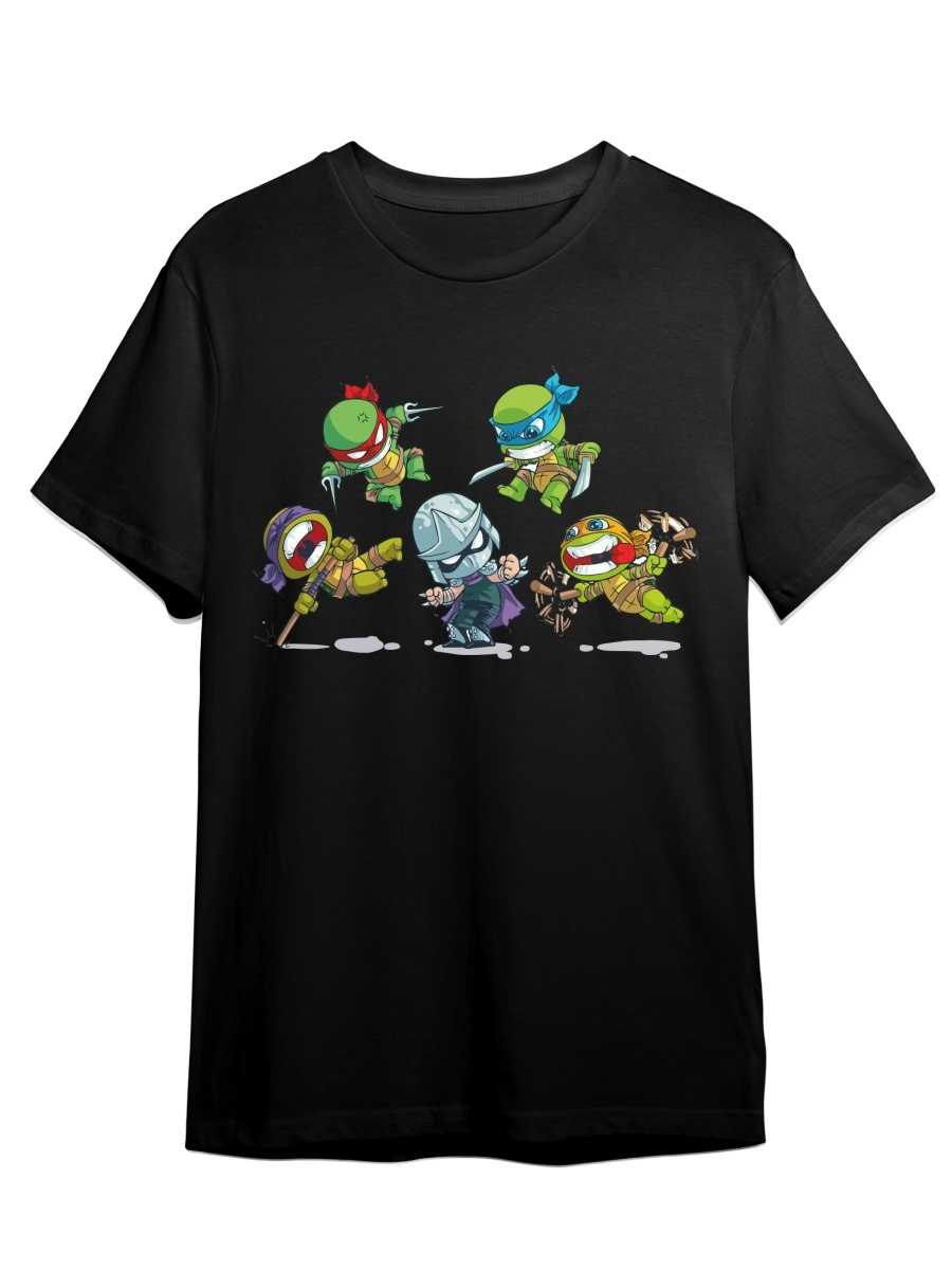 Футболка унисекс СувенирShop Черпашки ниндзя/TMNT 10 черная 3XL (56-58) -  купить в Москве, цены на Мегамаркет