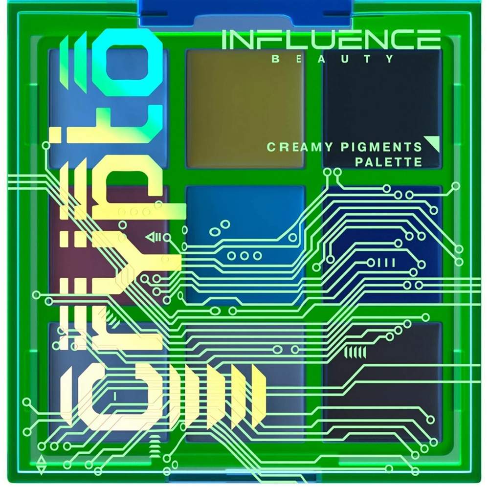 Палетка кремовых пигментов Influence Beauty CRYPTO - отзывы покупателей на  Мегамаркет | макияж лица INF22015508