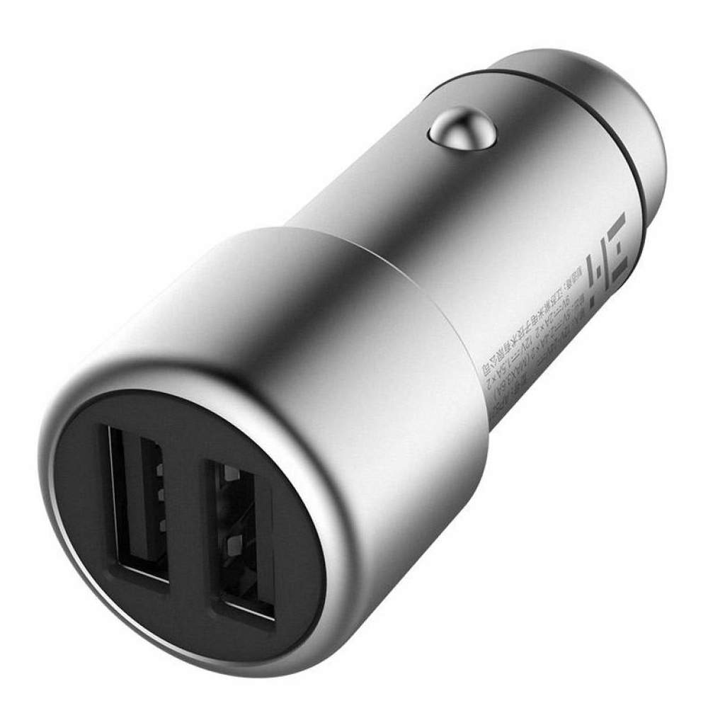 Автомобильное зарядное устройство ZMI Metal Car Charger 2USB 3,6A (AP821) -  отзывы покупателей на Мегамаркет | 600000052854