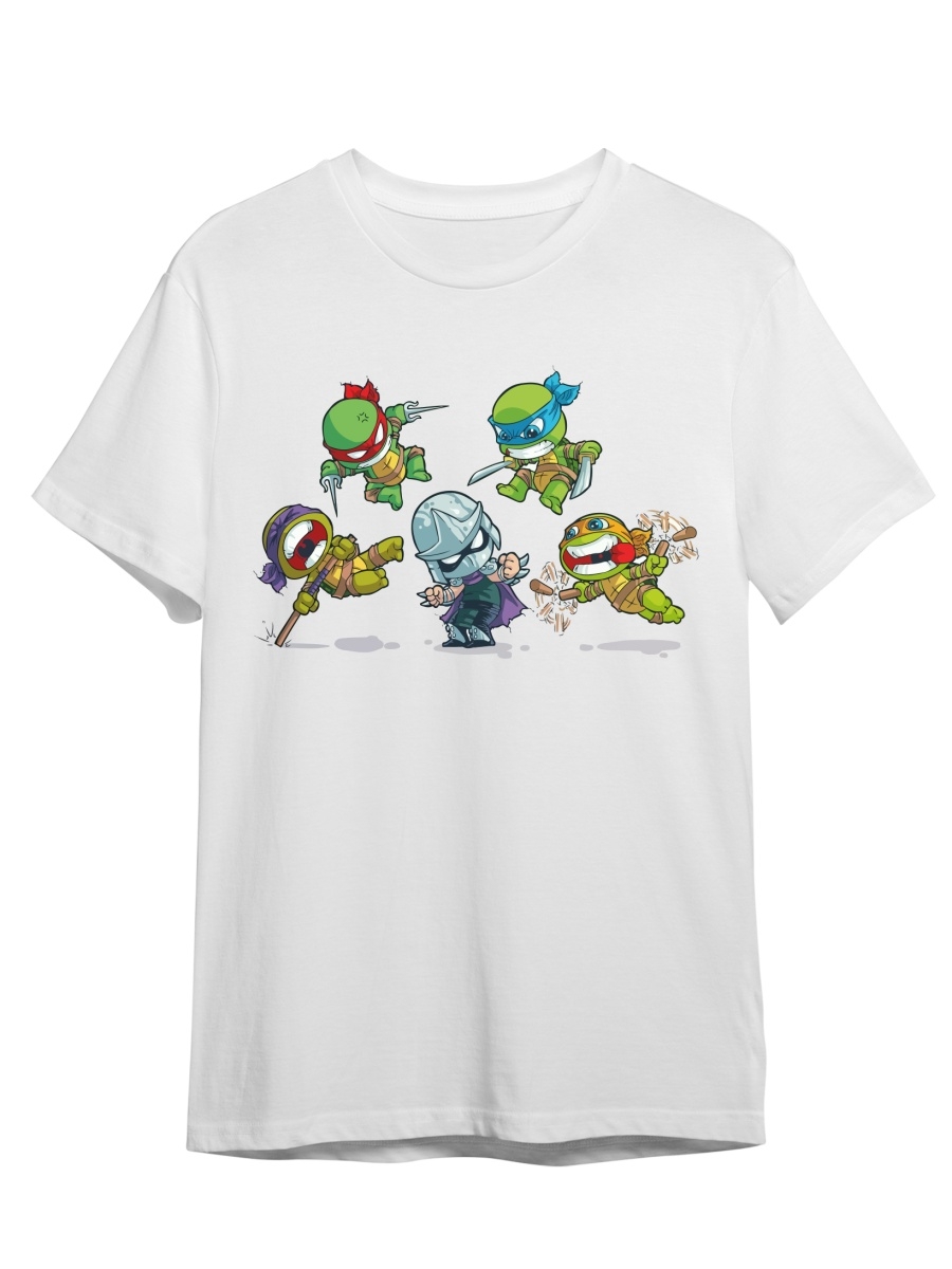 Футболка унисекс СувенирShop Черпашки ниндзя/TMNT 10 белая 3XL (56-58) -  купить в Москве, цены на Мегамаркет