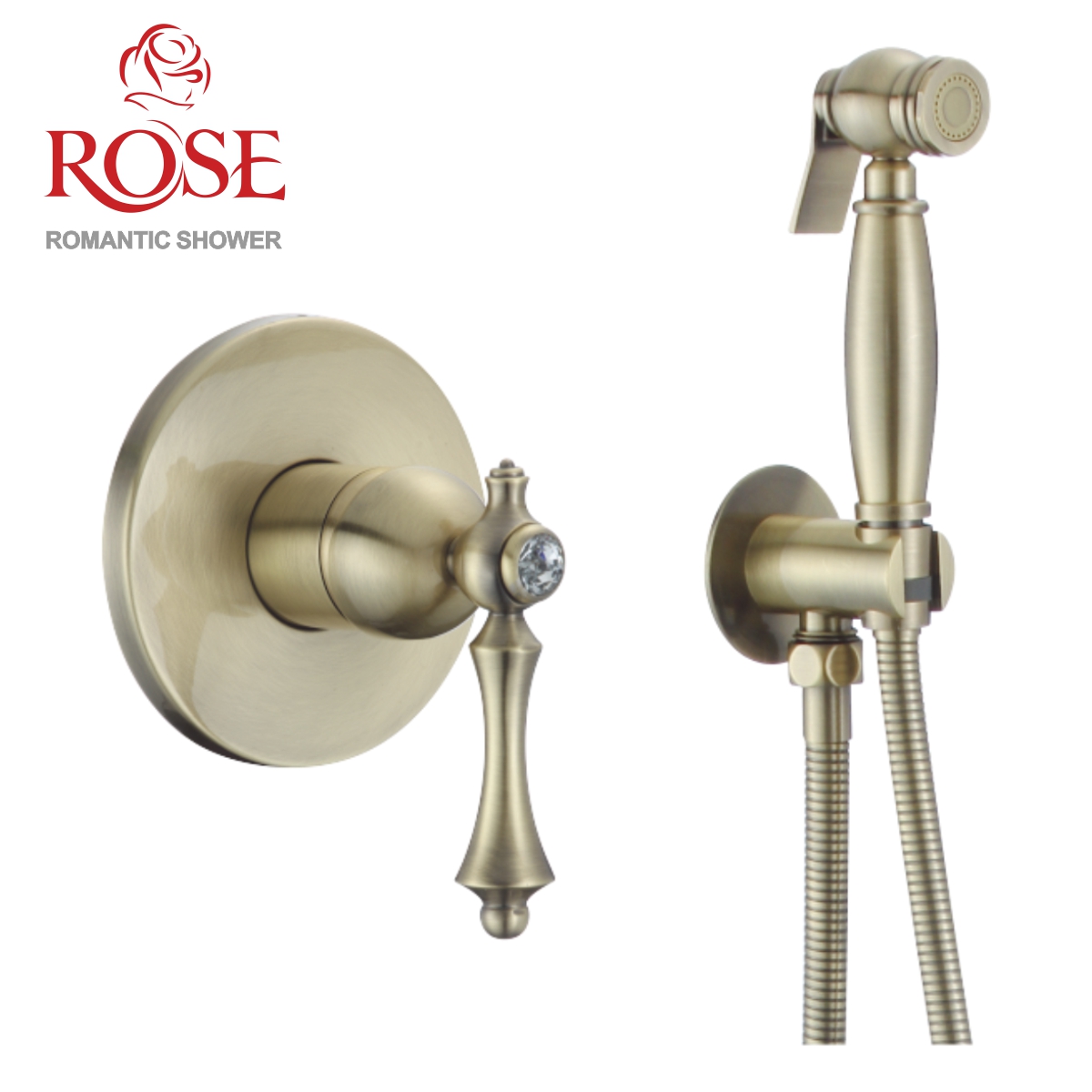Смесители с гигиеническим душем Rose - купить смеситель с гигиеническим ...