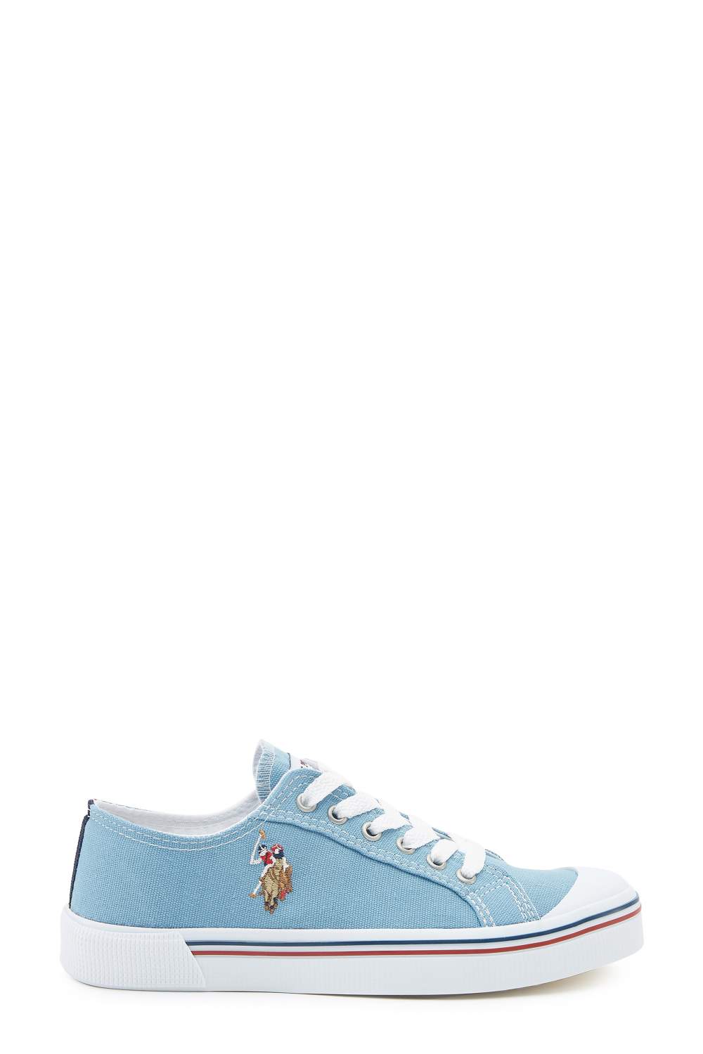 Кеды женские U.S. POLO Assn. S082SZ0330Y20LINEN-O_VR077 голубой 38 RU -отзывы на маркетплейсе Мегамаркет