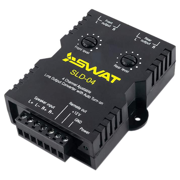 Купить предусилитель автомобильный SWAT SLD-04 SWAT преобразователь ...