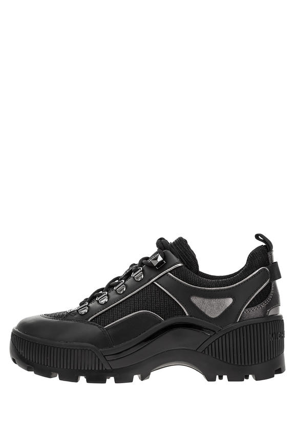 michael kors brooke leather and scuba trek sneaker