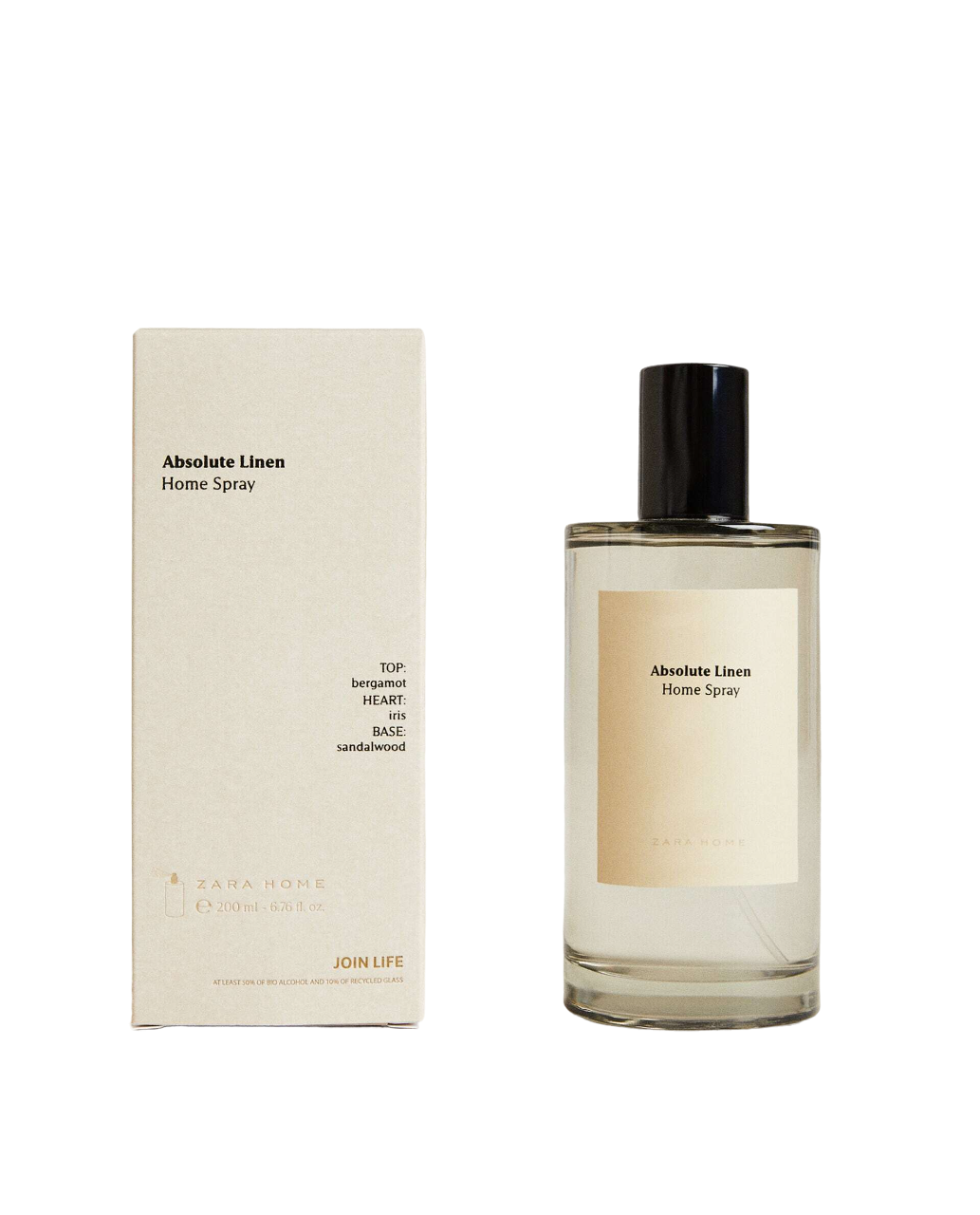 Парфюмированный спрей Zara Home Absolute Linen для дома 200мл купить