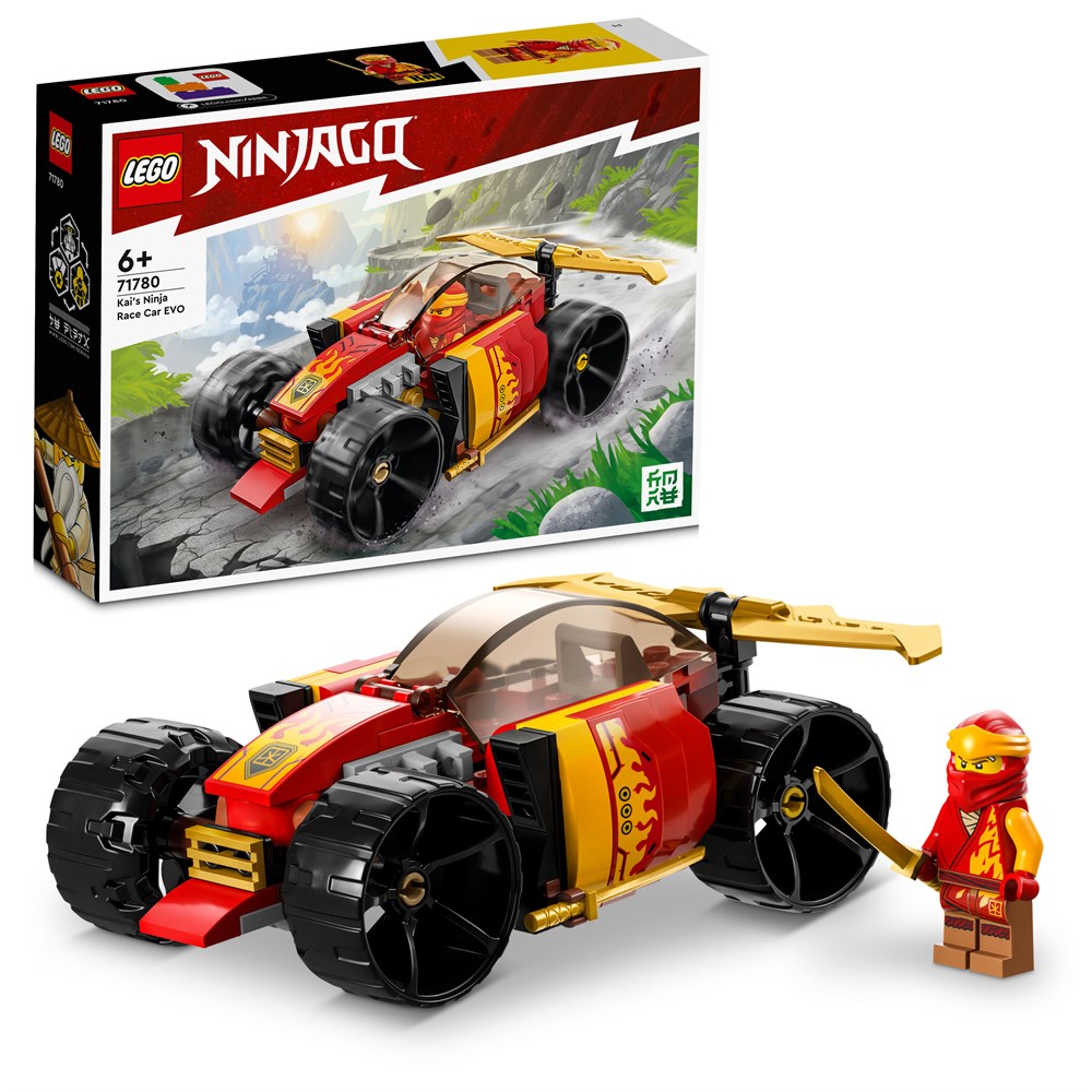 Отзывы о конструктор LEGO NINJAGO Гоночный автомобиль ниндзя Кая, 94 детали,  71780 - отзывы покупателей на Мегамаркет | конструкторы LEGO 71780 -  600010925874