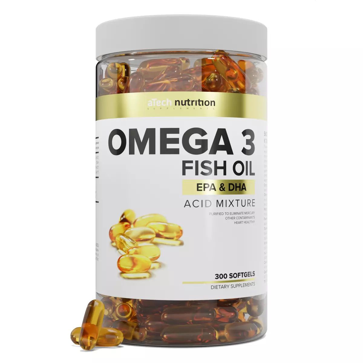 Fish Oil от Optimum Nutrition — купить рыбий жир с омега 3 недорого в Москве