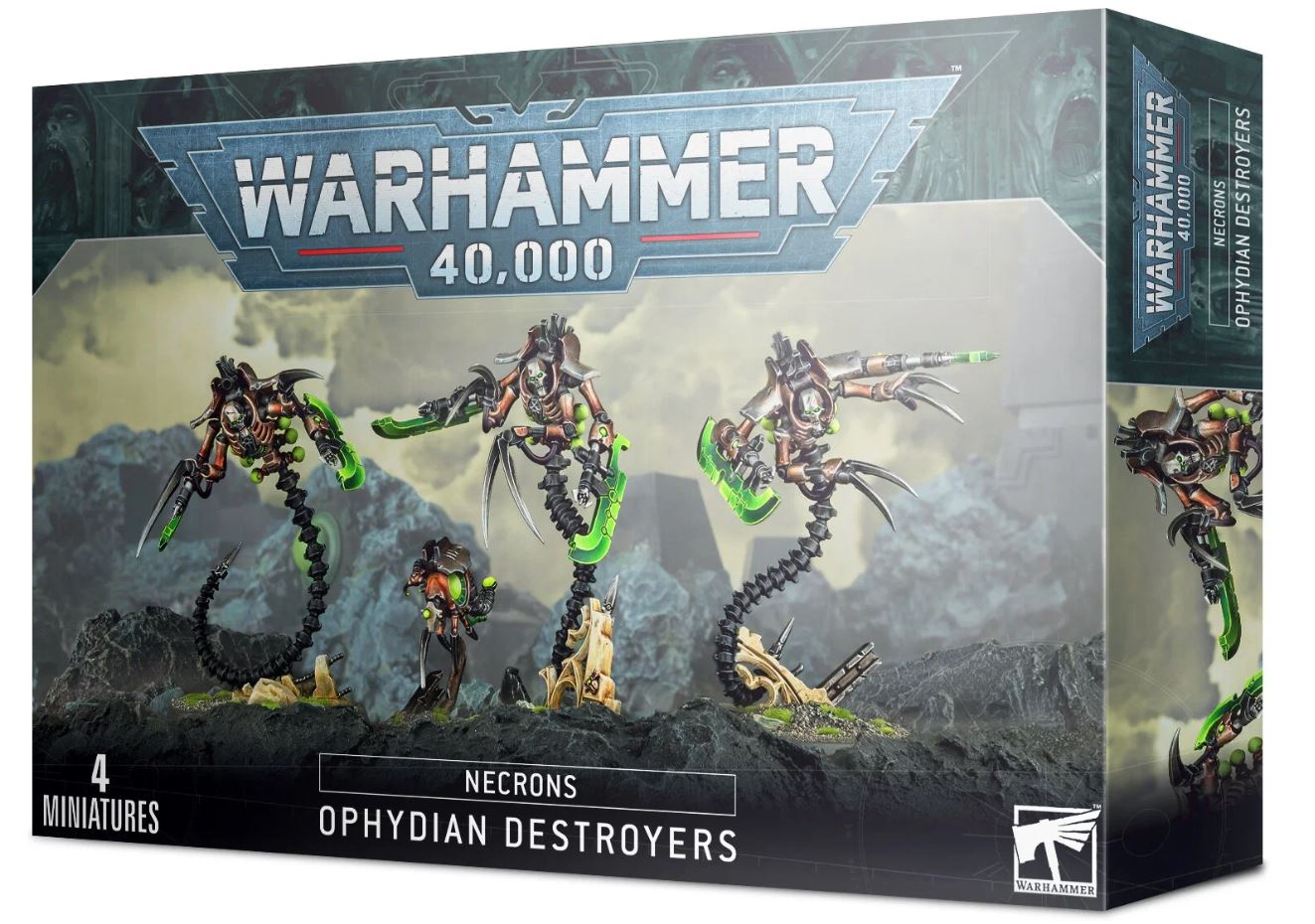 Купить миниатюры для игры Games Workshop Warhammer 40000: Necrons Ophydian  Destroyers, цены на Мегамаркет | Артикул: 600010682784