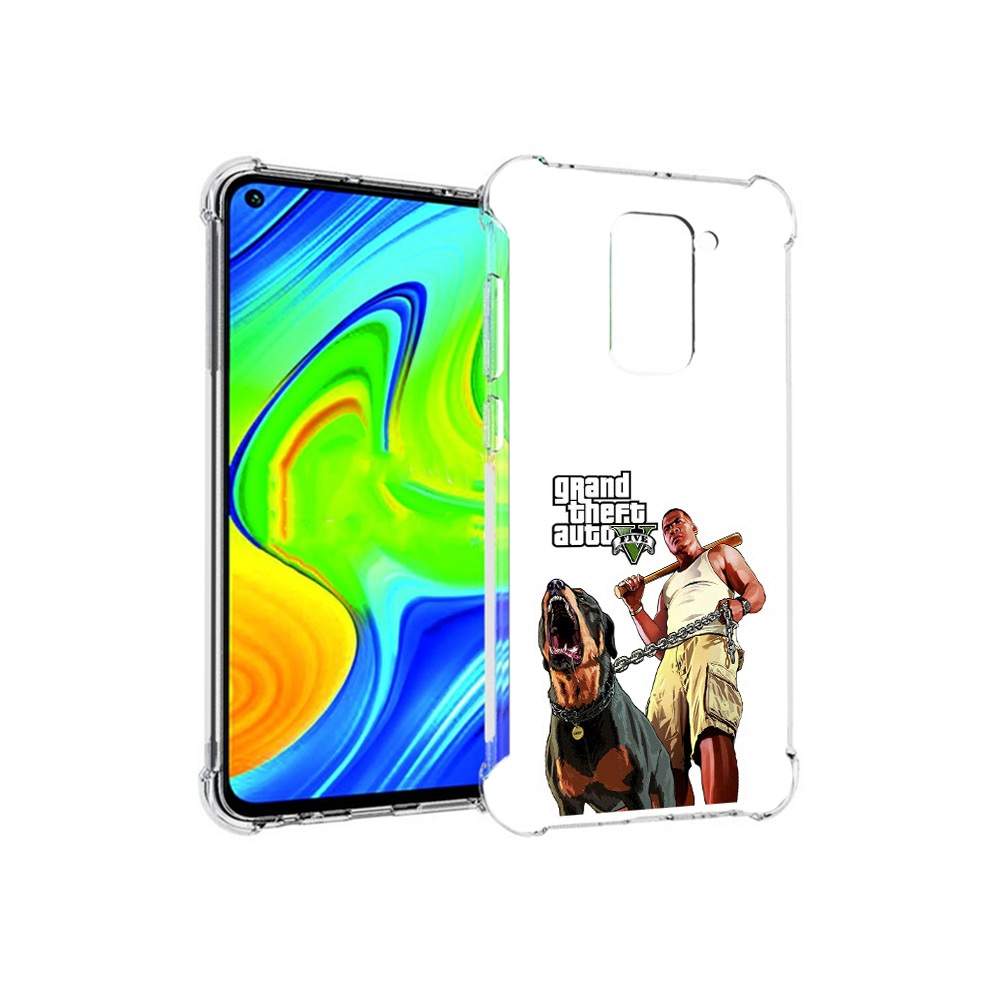 Чехол MyPads Tocco для Xiaomi Redmi Note 9 GTA грозная собака  (PT150805.258.18), купить в Москве, цены в интернет-магазинах на Мегамаркет