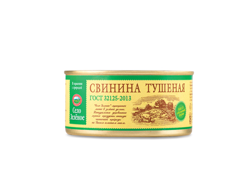Свинина тушеная Село Зеленое 325 г - отзывы покупателей на маркетплейсе ...