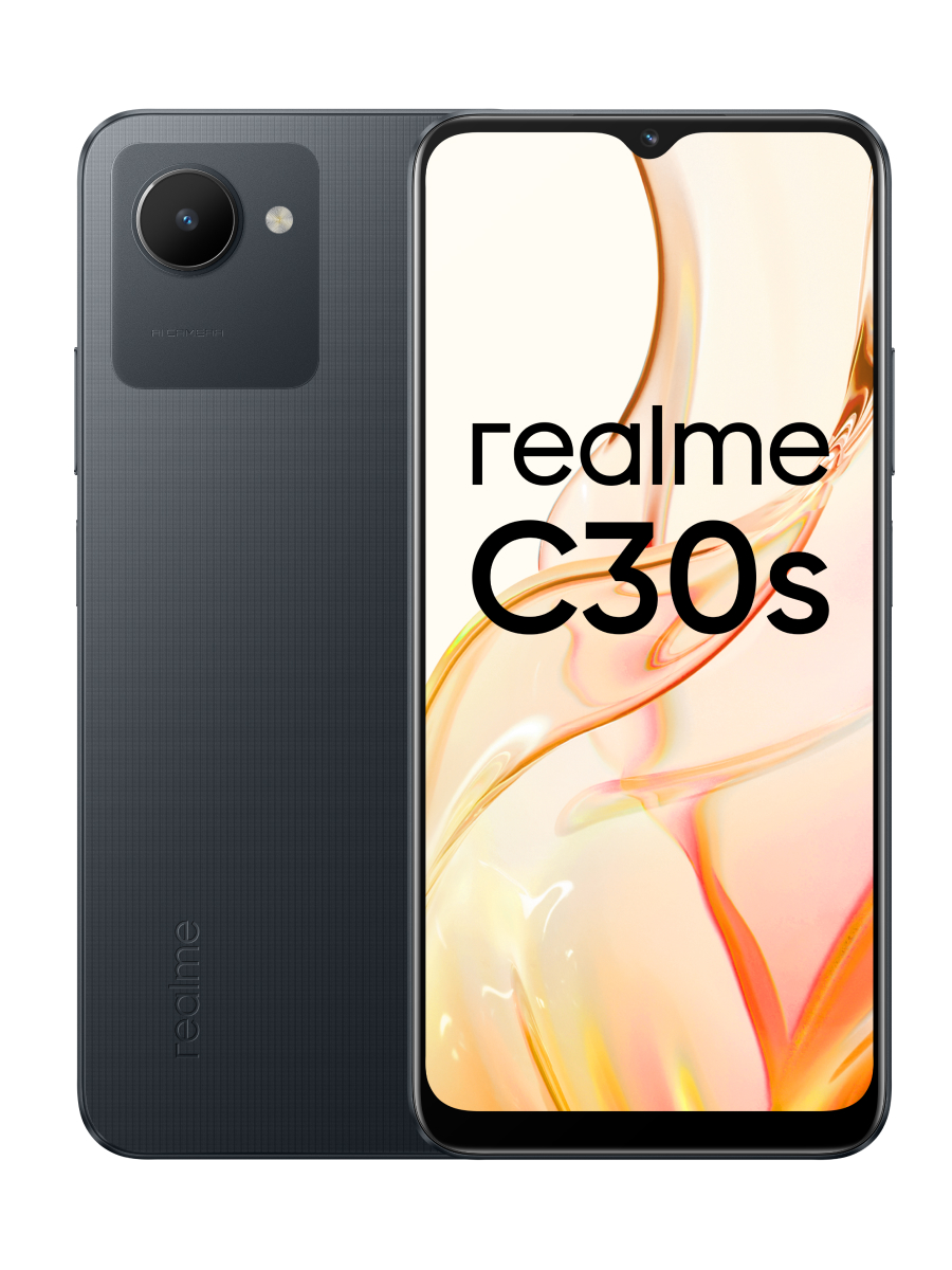 Смартфон Realme C30s 3/64Gb Black - характеристики и описание на Мегамаркет  | 600011992343