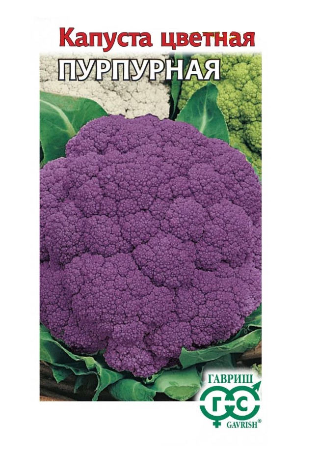 Семена капуста цветная Гавриш Пурпурная - характеристики и описание на  Мегамаркет