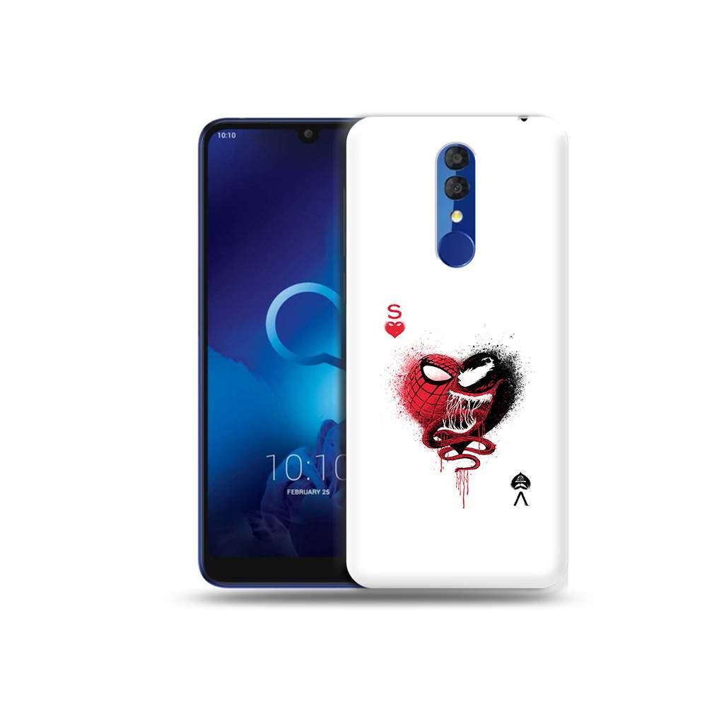 Чехол MyPads Tocco для Alcatel 3L 5039D (2019) Веном (PT227139.667.41),  купить в Москве, цены в интернет-магазинах на Мегамаркет