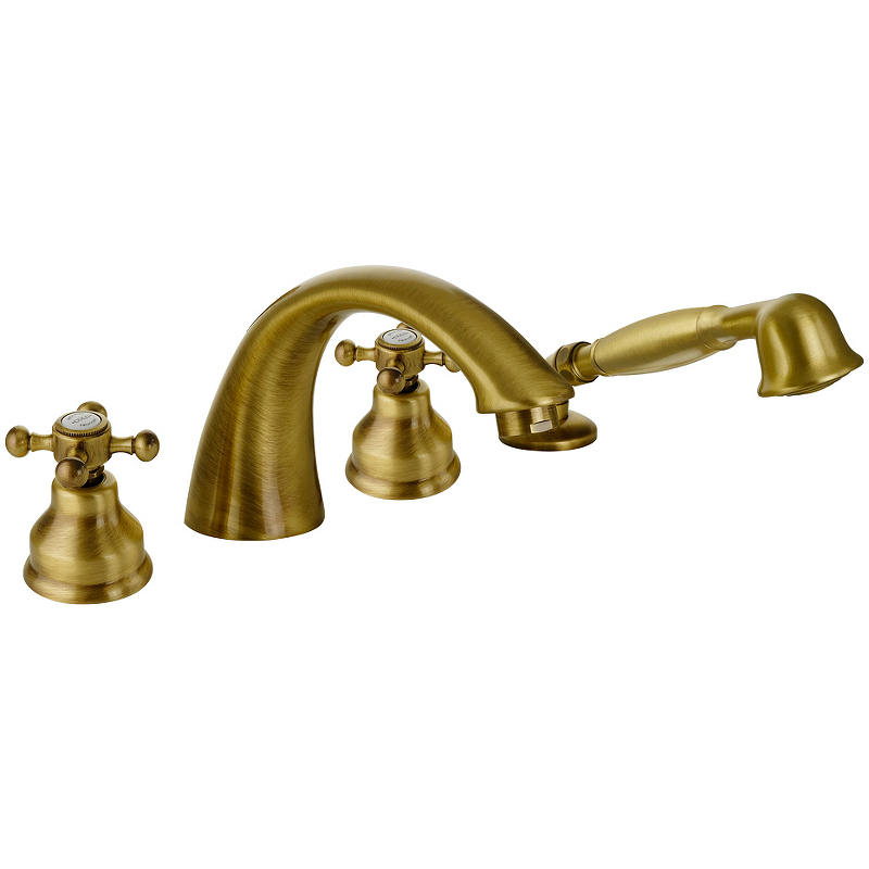 Смесители на борт ванной с душем - купить кран на борт ванной в Москве ...