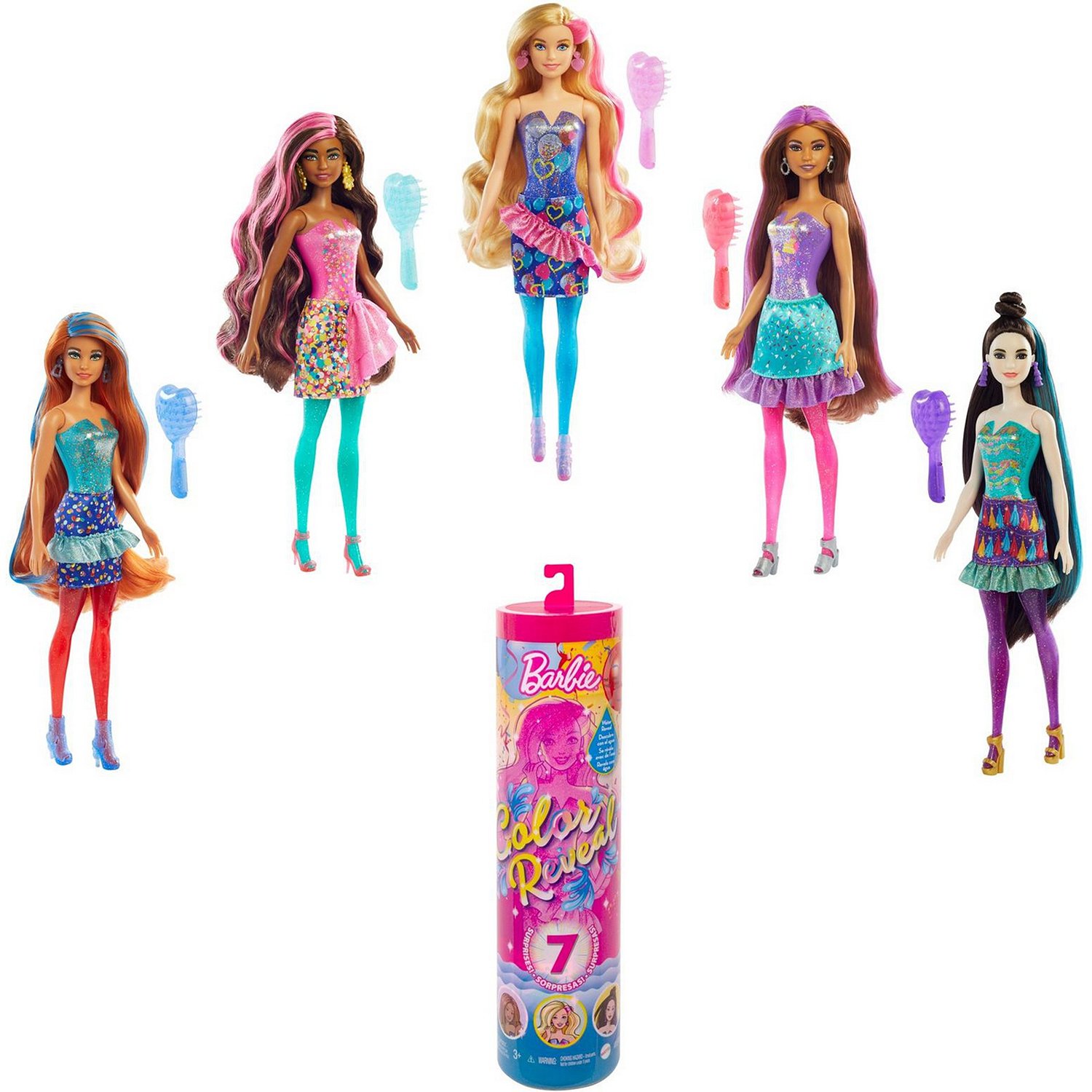 Купить кукла Mattel Barbie-сюрприз Вечеринка, цены на Мегамаркет