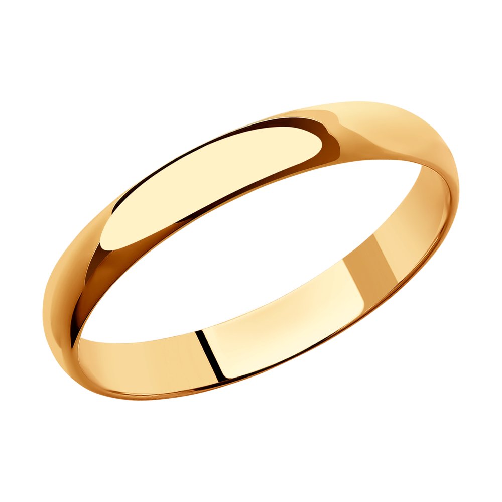Кольцо обручальное из красного золота р. 19.5 SOKOLOV 110031 - отзывы на  маркетплейсе Мегамаркет
