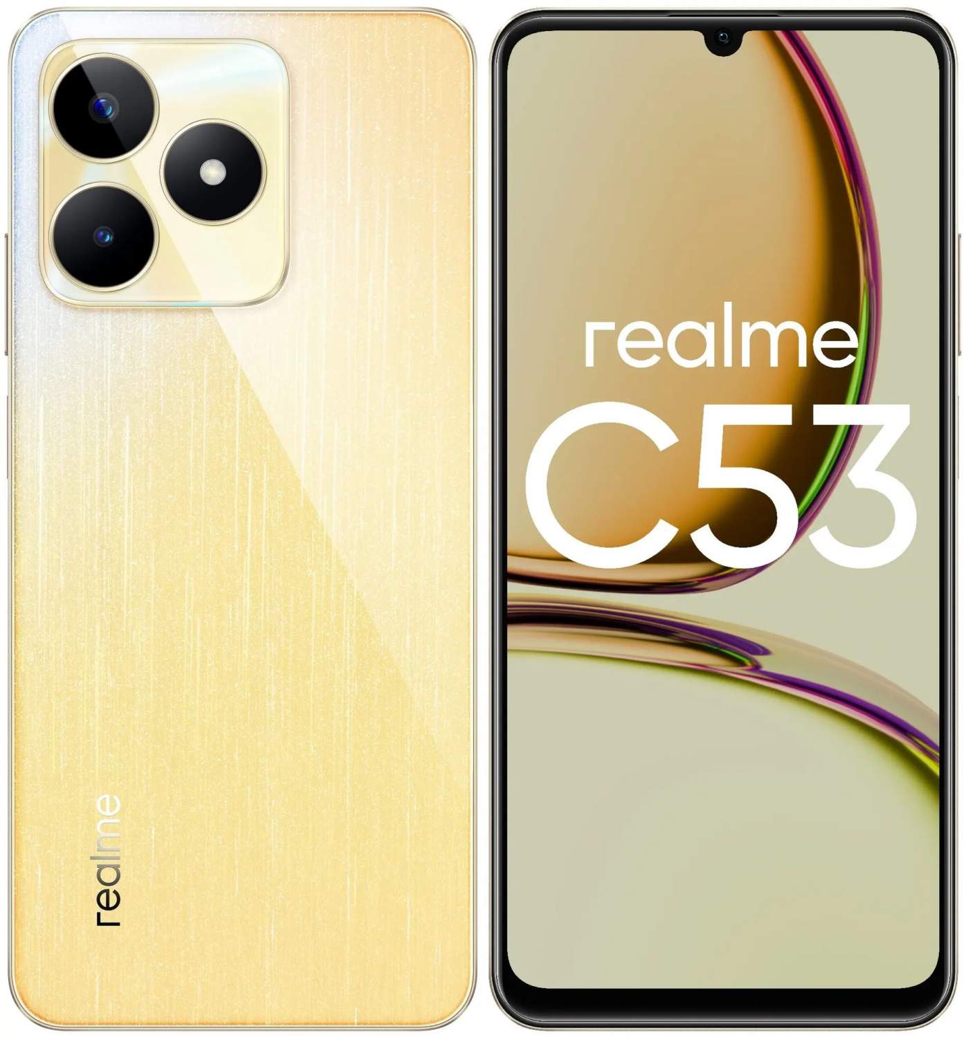 Смартфон Realme C53 6/128GB Champion Gold (RMX3760) - характеристики и  описание на Мегамаркет | 100058218358