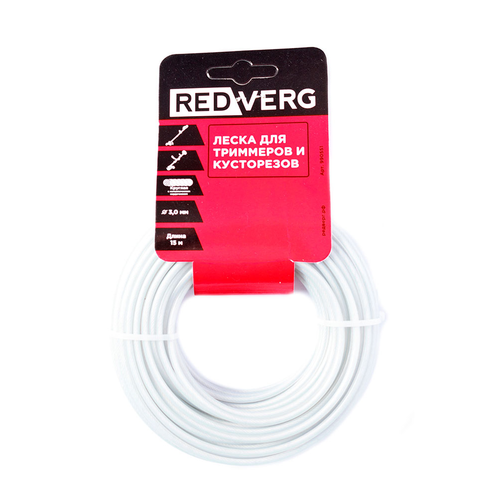  для триммера RedVerg д 3,0мм (15м) круглая с металлическим .
