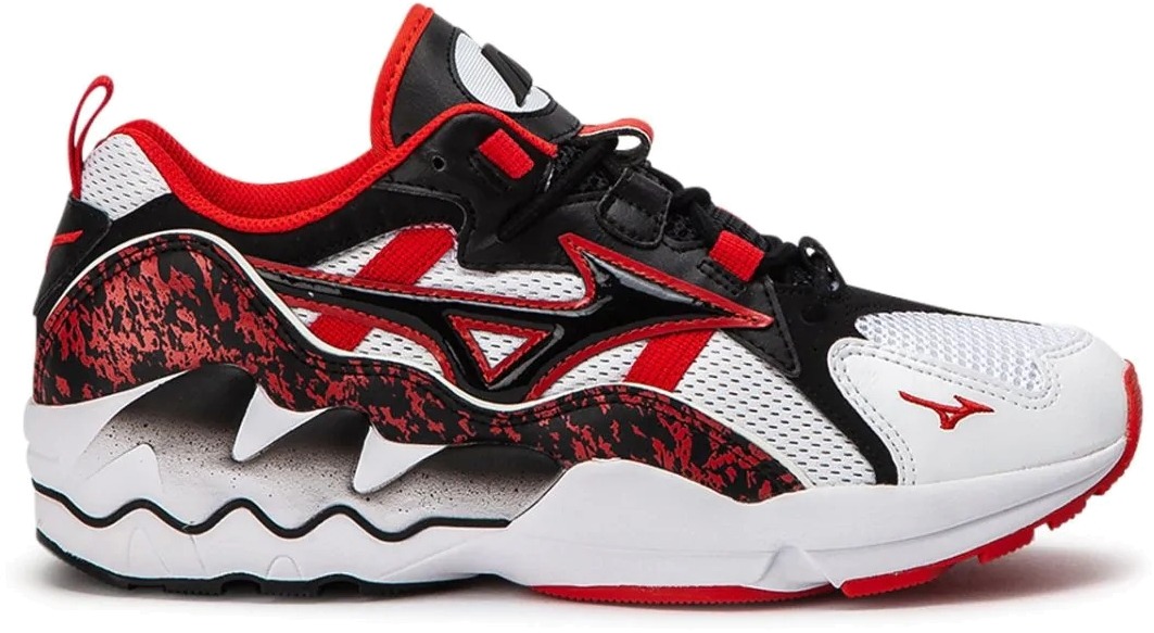 Mizuno red store wave rider 1s