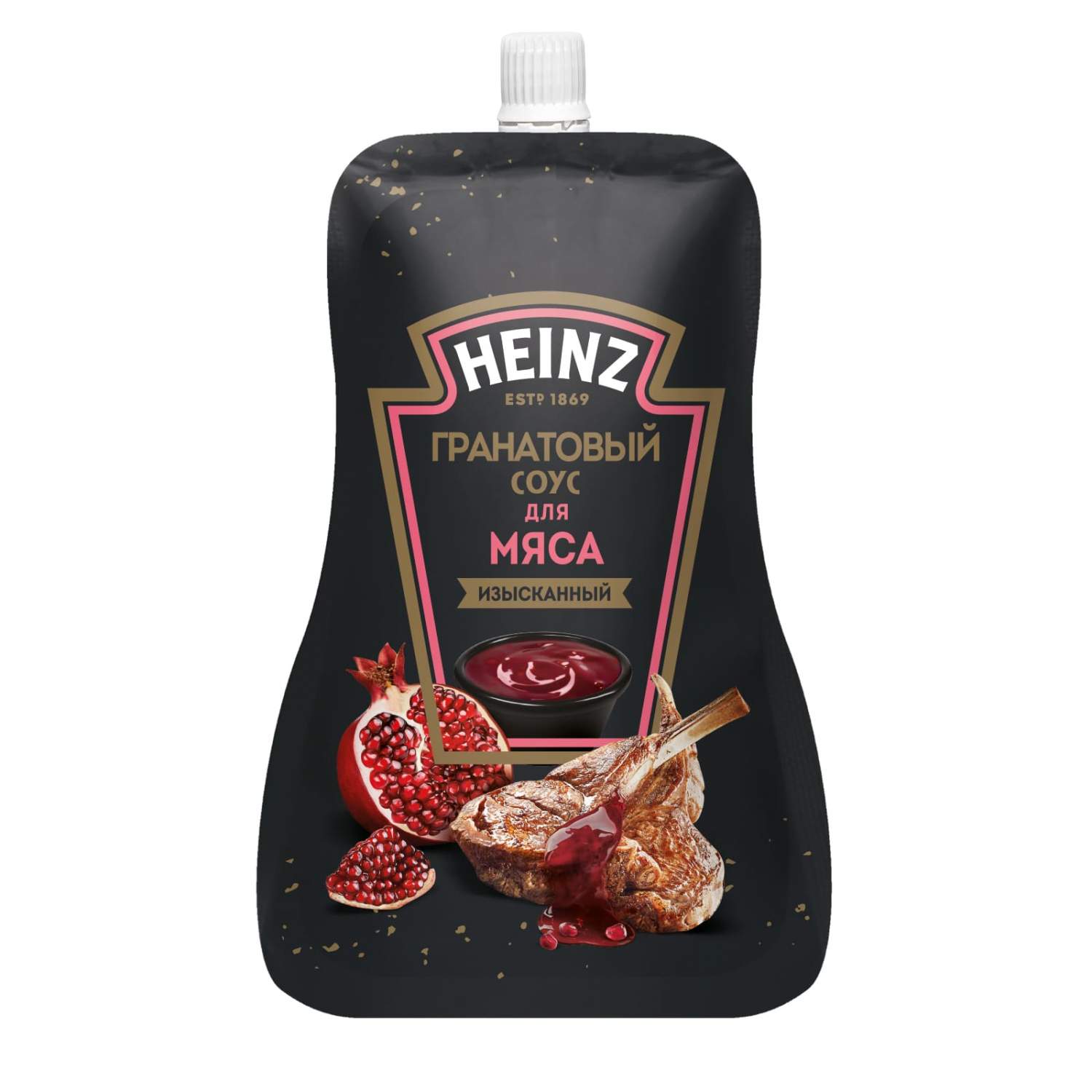 Купить соус Heinz для мяса, гранатовый, 200 г, цены на Мегамаркет |  Артикул: 100050954731