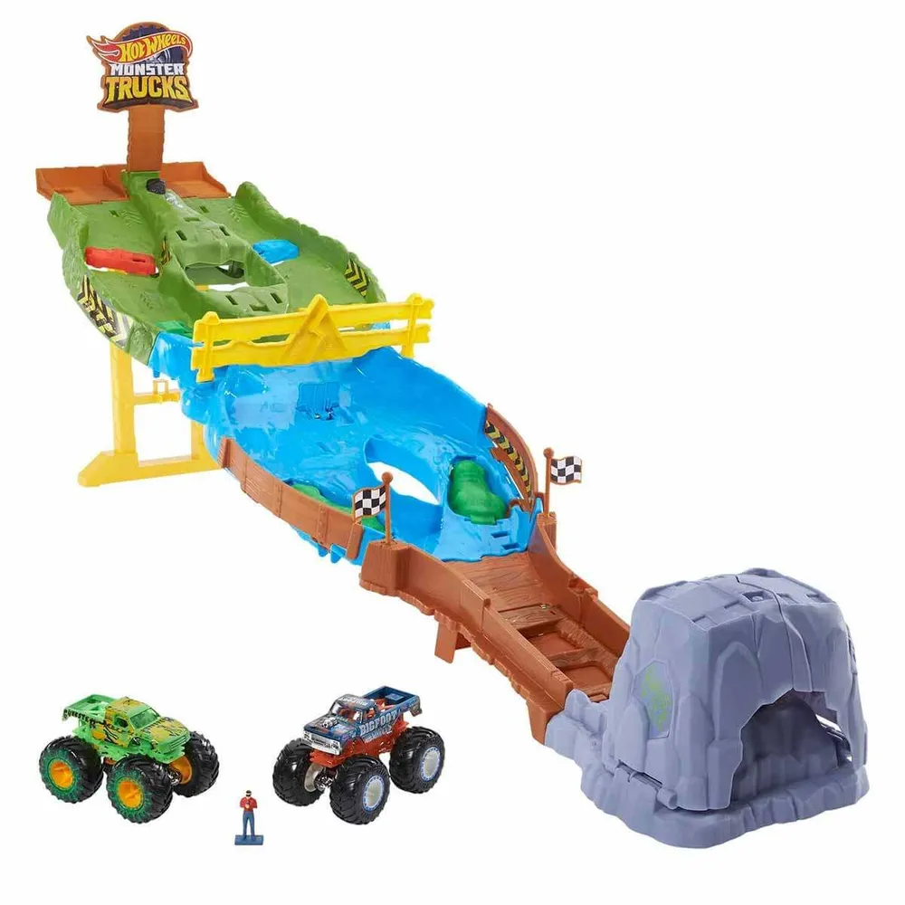 Купить игровой трек Mattel Hot Wheels Monster Truck Турнир HGV12, цены на  Мегамаркет