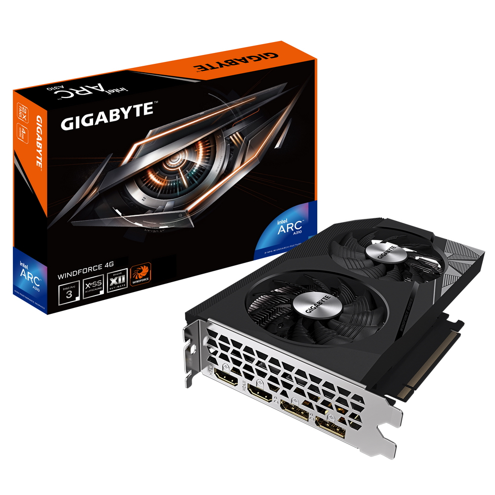 Видеокарта Gigabyte A310 WINDFORCE 4GB 311230 - отзывы покупателей на  маркетплейсе Мегамаркет | Артикул: 600009541635