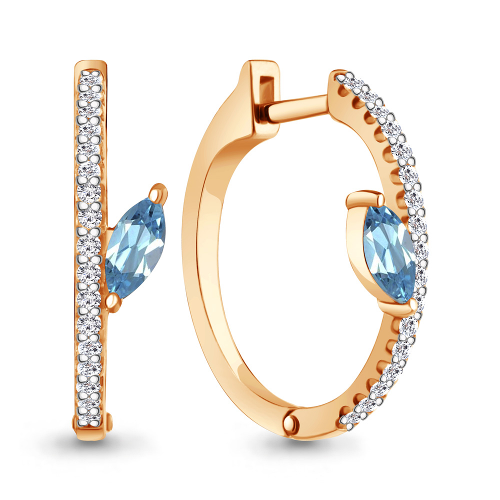 Серьги Конго 925 40мм.