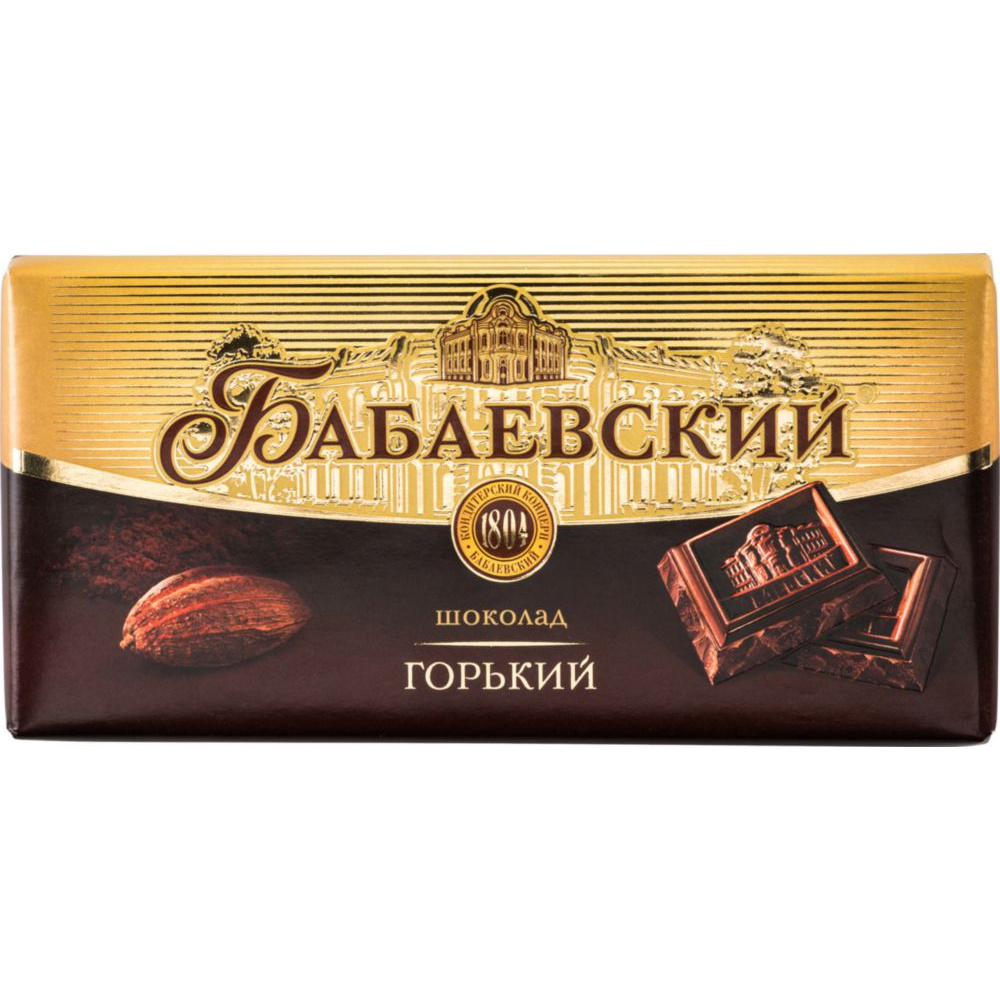 Купить шоколад Бабаевский горький 100 г, цены на Мегамаркет | Артикул:  100023331732