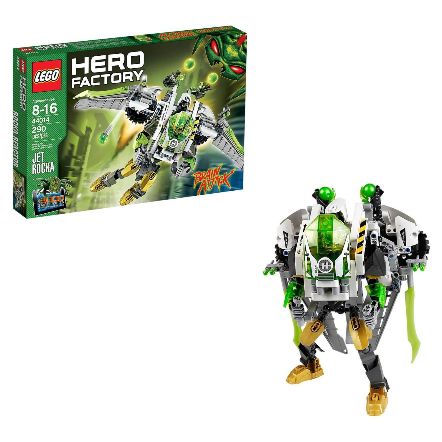 Купить конструктор LEGO Hero Factory Реактивный Рока (44014), цены на  Мегамаркет | Артикул: 100023250984