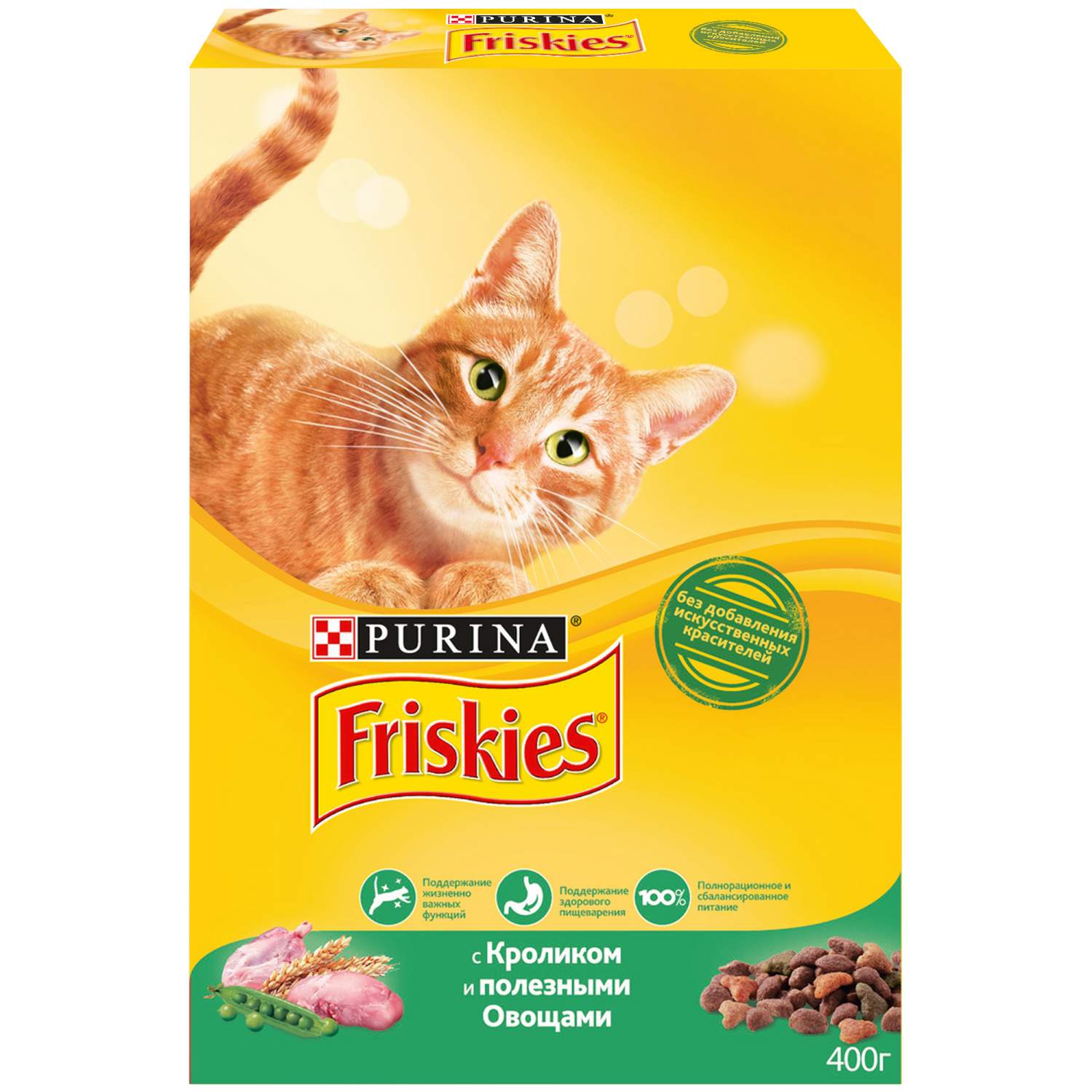 Сухой корм для кошек Friskies, кролик и овощи, 0,4кг - отзывы покупателей  на маркетплейсе Мегамаркет | Артикул товара:100023250226