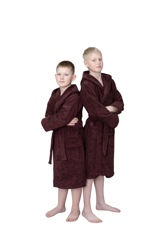 Купить халат для мальчиков Bio-Textiles HMW цв. коричневый р. 152, цены на  Мегамаркет | Артикул: 600008602052