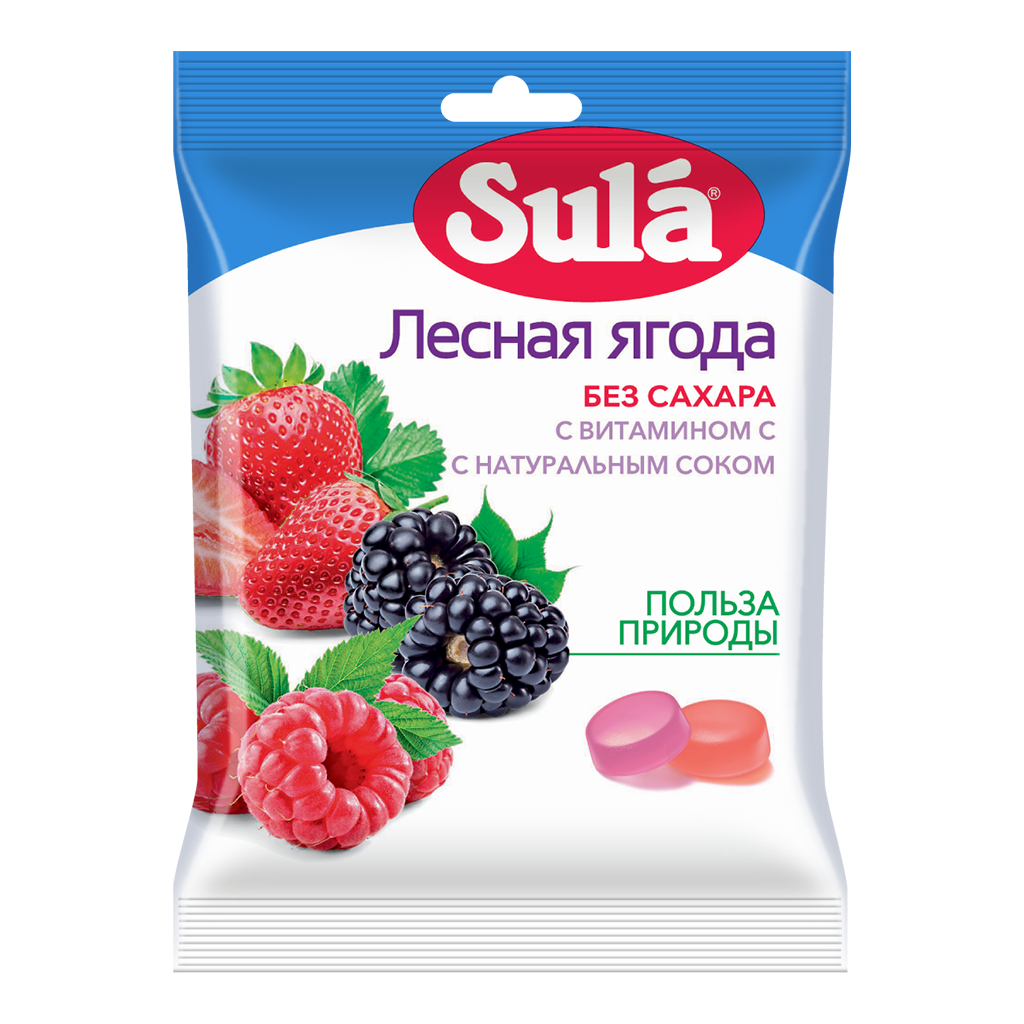 Леденцы Sula без сахара лесная ягода с витамином С 60 г - отзывы  покупателей на маркетплейсе Мегамаркет | Артикул: 100023332159