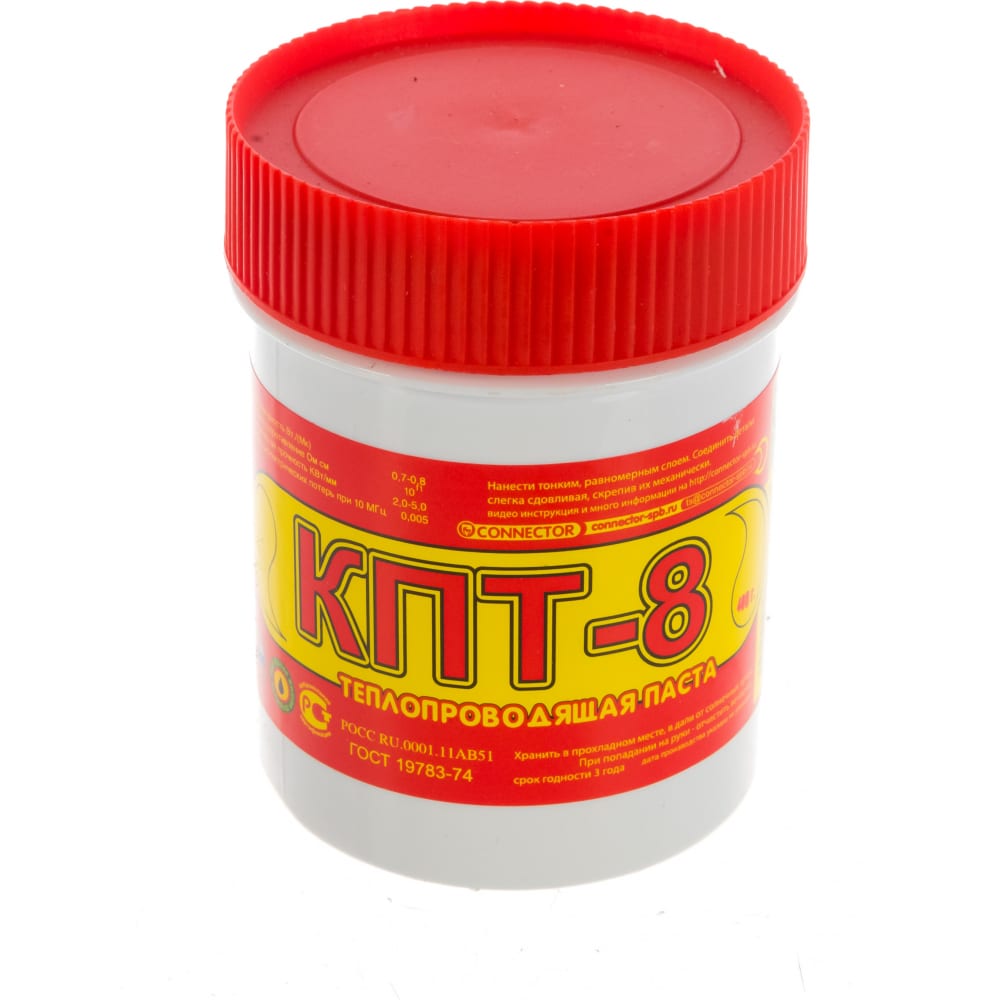 Термопаста КПТ-8 400 г Connector КПТ-8 -400гр, купить в Москве, цены в ...