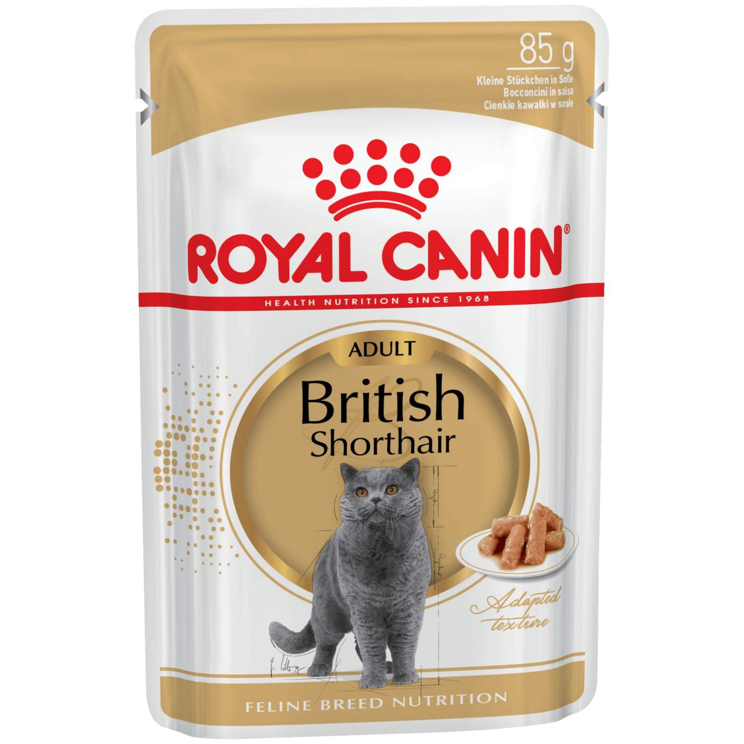 Влажный корм для кошек Royal Canin Feline Breed Nutrition British  Shorthair, мясо, 85г - отзывы покупателей на маркетплейсе Мегамаркет |  Артикул товара:100016182741