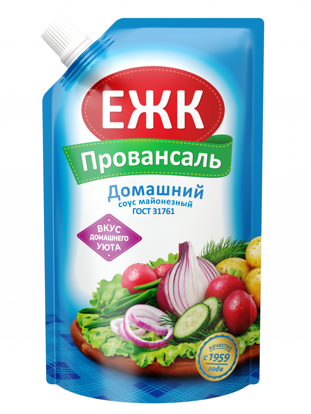 Купить майонез ЕЖК Домашний 46%, 400 мл, цены на Мегамаркет | Артикул:  100028791165