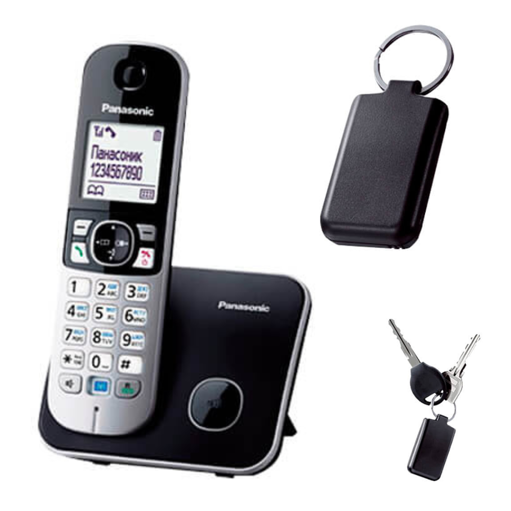 DECT телефон Panasonic KX-TG6811RUB черный, купить в Москве, цены в  интернет-магазинах на Мегамаркет