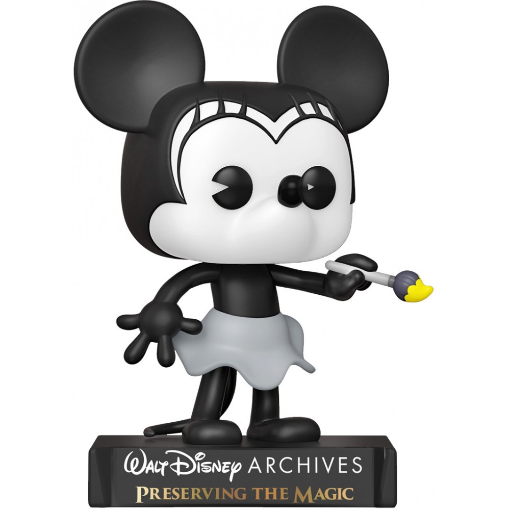 Купить фигурка Funko POP! Disney Archives Plane Crazy Minnie B&W 57623,  цены на Мегамаркет