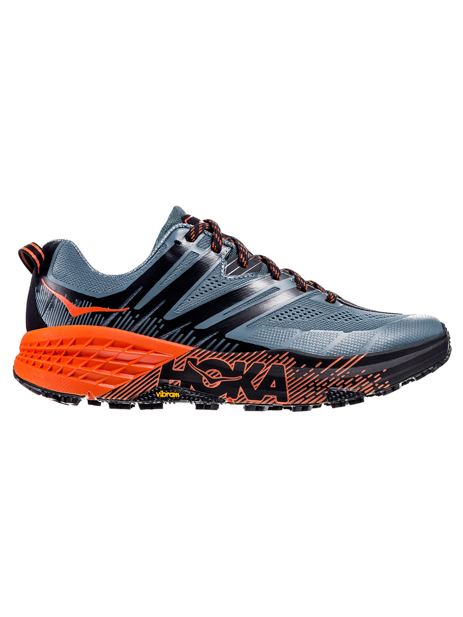 Кроссовки мужские Hoka One One Speedgoat 3 серые 45 RU - характеристики и  описание на СберМегаМаркет