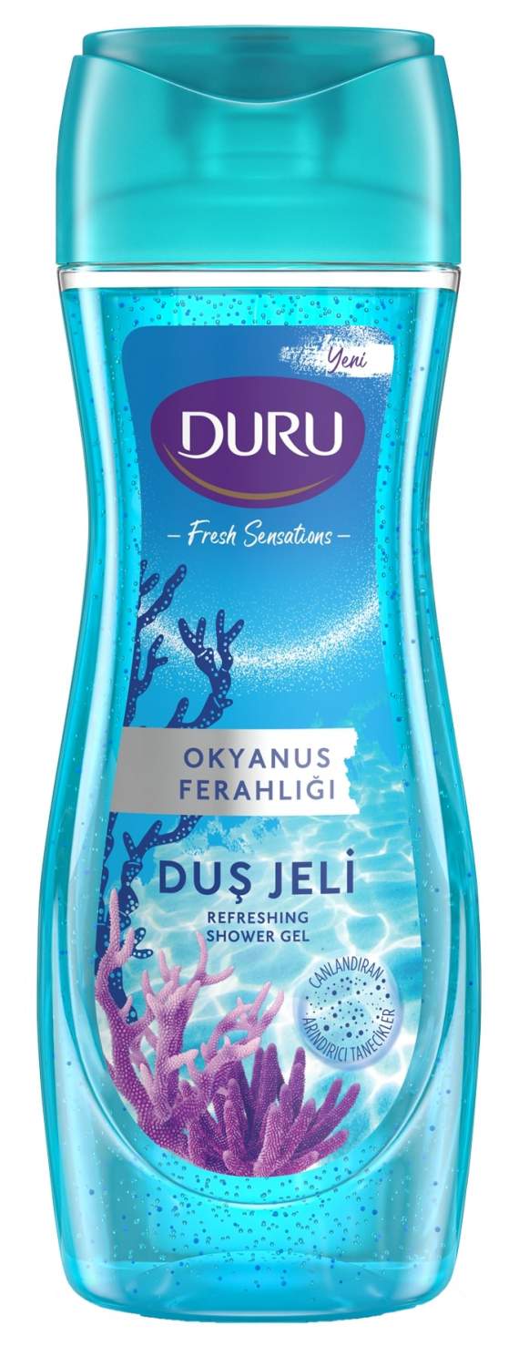 Купить гель для душа Duru Fresh Sens Ocean освежающий, для всех типов кожи  450 мл, цены на Мегамаркет | Артикул: 100043889259