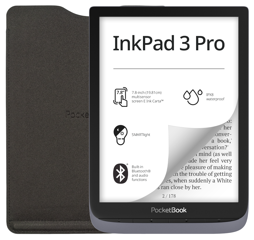 Электронная книга PocketBook 740 Pro InkPad 3 серый (PB740-2-J-WW), купить  в Москве, цены в интернет-магазинах на Мегамаркет