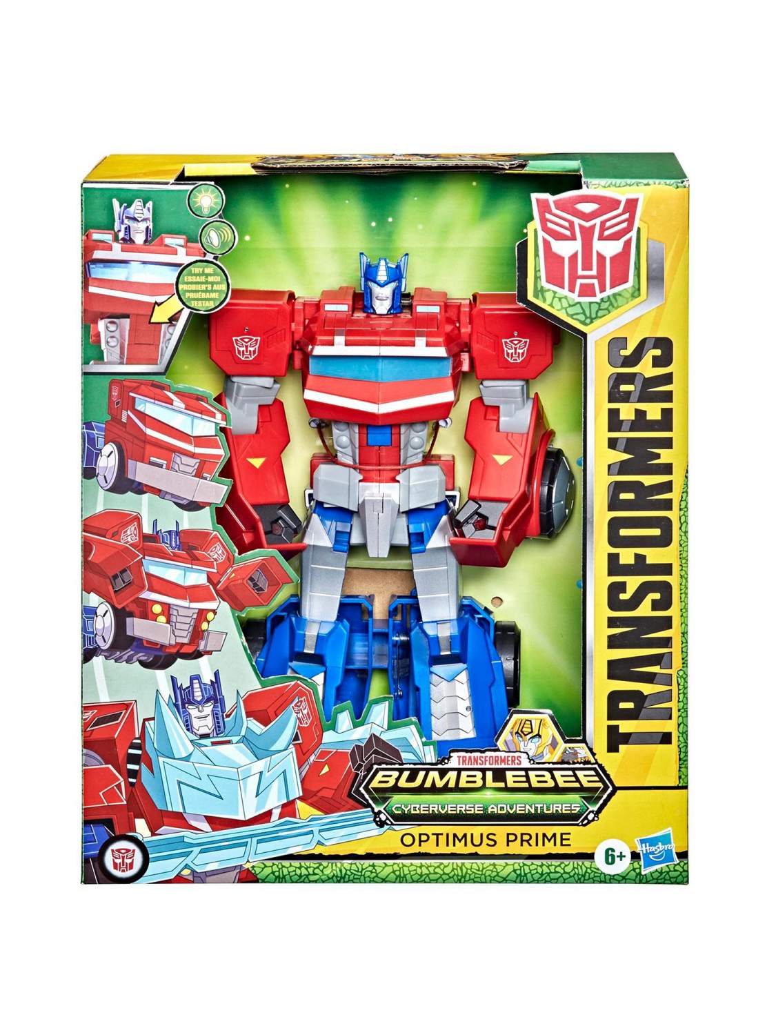 Купить трансформер Hasbro Transformers Оптимус Прайм с автоматической  трансформацией F27315X6, цены на Мегамаркет