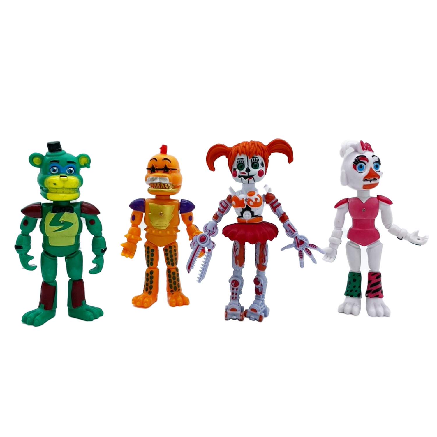 Набор фигурок Market toys lab аниматроник Fnaf Фнаф из Фредди 5 ночей, 4  шт. - отзывы покупателей на Мегамаркет