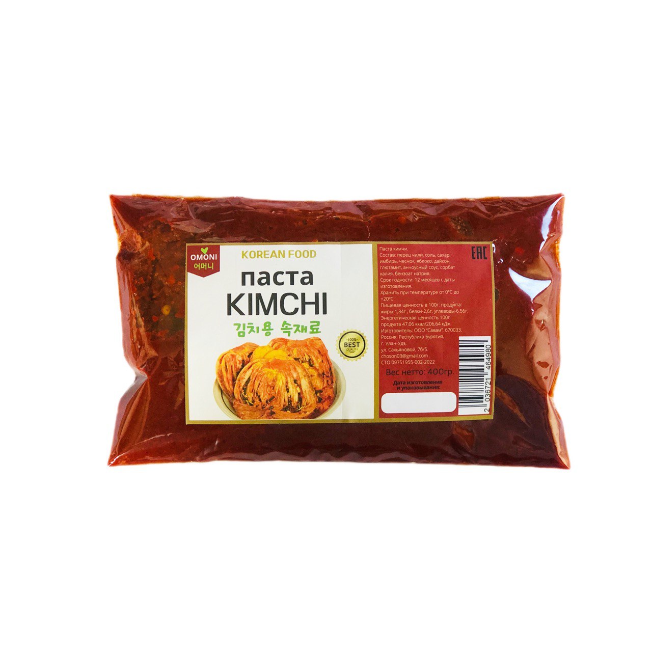 Соус для кимчи OMONI паста KIMCHI 400 г - отзывы покупателей на Мегамаркет